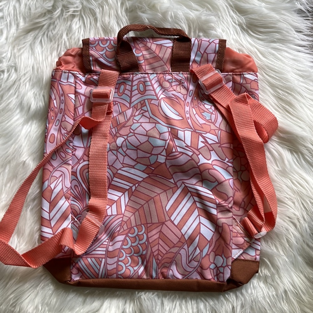 Abstract Pink Mini Backpack - Picture 4 of 7